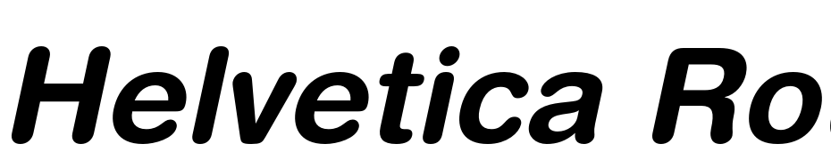 Helvetica Rounded Bold Oblique Yazı tipi ücretsiz indir